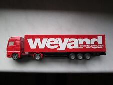 Siku  MAN TGA Koffer-Sattelzug Weyand Wermelskirchen  1627  sehr selten