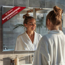 Badspiegel Wand Kristall Flur Bad Spiegel Badezimmer mit oder ohne Facette 5mm