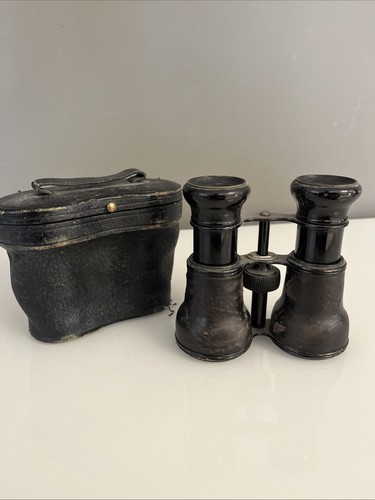 Fernglas antik mit tasche - fernglas,