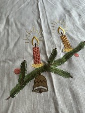 Alte Tischdecke Weihnachten