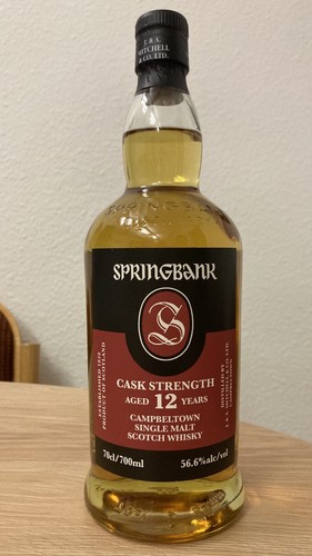 Springbank jahre cask - 12,