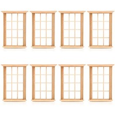 8 Stücke Puppenhaus Fenster 1