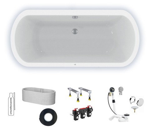 Badewanne oval - oval-badewanne, acryl