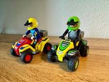 Playmobil 4425 und 4427 zwei Racer-Quads Speedster BBS mit Rückzugsmotor