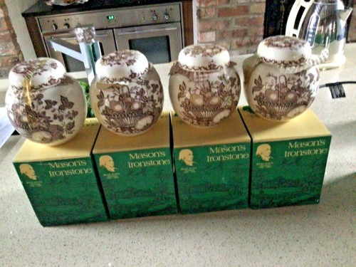 Masons ironstone obstkorb - ironstone,
