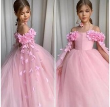 Kinder Kleid mit Blumen