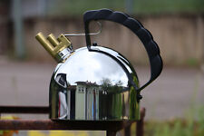 Alessi Wasserkocher 9091 Richard Sapper Edelstahl / Kupferboden TOP