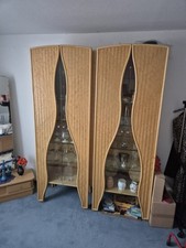 Rattan Vitrienenschrankvon Flechtatelier Schütz