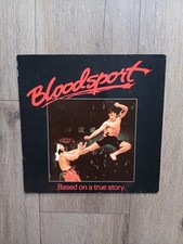 Bloodsport Soundtrack Vinyl LP Jean Claude Van Damme Karate Tiger 1  2  3 4 Top 
