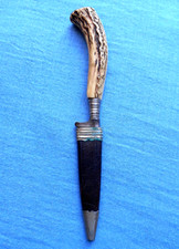 antikes Trachtenmesser Jagd