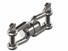 Wirbel-Schäkel Gabel/Gabel Edelstahl A4 Ankerwirbel Kettenverbinder, Ø 5-19 mm