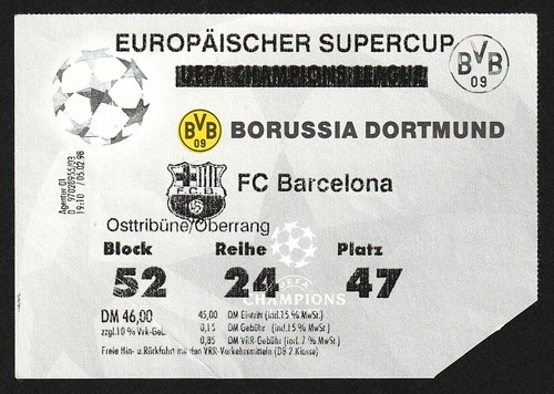 Ticket 1997 borussia - |,