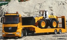 2-STÜCK RC TIEFLADER LKW