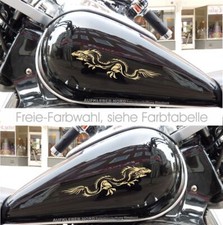 2x Drachen Tank Aufkleber 22cm