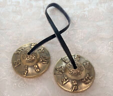 Zimbeln mit Tibet Mantra - Om Mani Padme Hum - Tingsha - Nepal