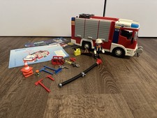 Playmobil 4821 Feuerwehr Rüstfahrzeug Feuerwehrauto mit Licht