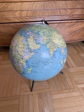 Sehr schöner alter Globus Erdglobus aus Pappe Philips Challenge Cartes Taride