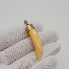 Wunderschöner Art Deco Anhänger, Echt Silber, Jagdschmuck, Wildschwein-Hauer