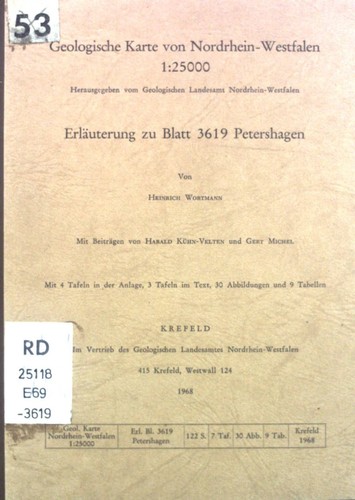 Geologische karte von - geologische,