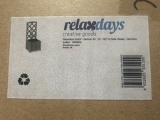 Relaxdays Rankkasten mit