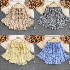 Damen Rüschen Bluse Oberteil