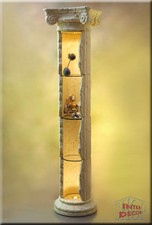 Regal Vitrine Säulenregal