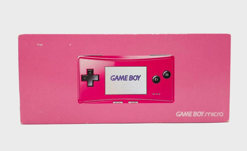 Nintendo gameboy micro pink - nintendo,