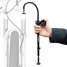 ROCKBROS Fahrrad Pumpe 2 Ventile für Vorderradgabel Shock Federgabelpumpe 300PSI