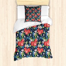 Blumen Bettwäsche Set