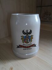 Älterer Brauerei Bierkrug Brauerei HELDRICH EDELSFELD 0,5 L Top Zustand