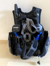 BCD : Cressi Jacket Aquaride blau - Rückenpolster und Trimmbleitaschen XS