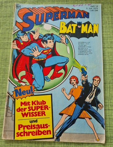 Superman batman ehapa verlag - batman,