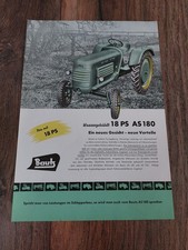 Original Prospekt Bautz 18 PS