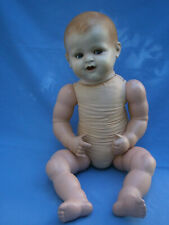 alte Masse-Baby-Puppe mit Zähnen, beweglichen Augen und Stimme, 63 cm groß!!!