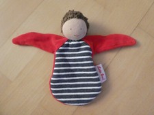 Käthe Kruse Schmusetuch Gugguli*rot*blau Streifen*klein