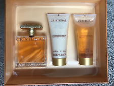 CRISTOBAL BALENCIAGA EAU DE TOILETTE 100ML + KÖRPERLOTION + BADEGEL GESCHENKSET