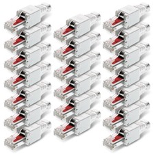 20x Cat6 Netzwerkstecker Netzwerk Stecker RJ45 Cat7 Cat5 LAN Kabel werkzeuglos 