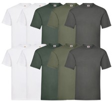 5er/10er FRUIT OF THE LOOM T SHIRT SETS M L XL XXL HERREN T SHIRTS VALUEWEIGHT