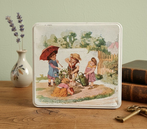 Vintage metalldose alte - vintage,