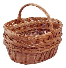 Einkaufskorb, braun, T 46 x B
