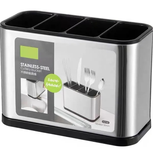 Besteckhalter edelstahl - besteckhalter, 4