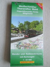 Wander- und Radwanderkarte mit