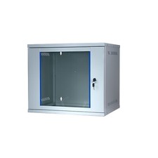 Netzwerkschrank Serverschrank 9HE (BxTxH) 543x400x469mm 19 Zoll unmontiert grau