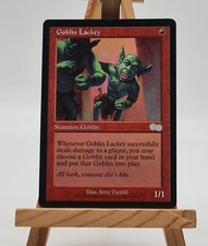 Goblin Lackey Urza´s Saga Magic Karte MTG Englisch  (Goblin-Lakai)  190/350
