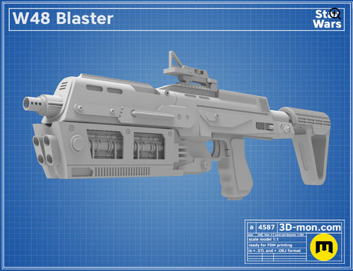 W48 sith trooper blaster - w48,