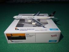 Custom 1:500 (ähnlich Herpa Wings) South African Airways A340-600 Star Alliance