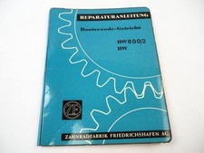 ZF BW 800/2 BW-800/2S Bootswende Getriebe Reparaturanleitung