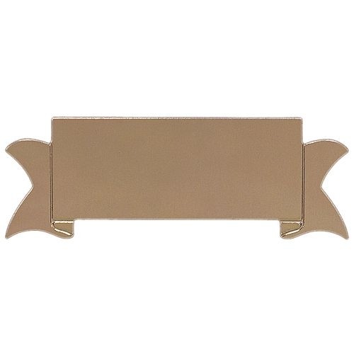 Aluminium schild bronze - schild,