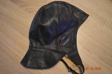  Leder Fliegerkappe Fliegerhaube Pilot