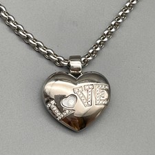 CHOPARD LOVE HAPPY DIAMOND HERZ ANHÄNGER AUS 750/- WG MIT 40 DIAMANTEN